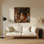 Art mural en métal brun-36005257