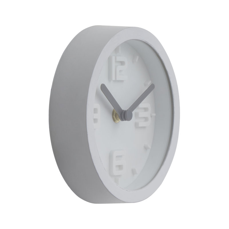 Samson Wall Clock, White