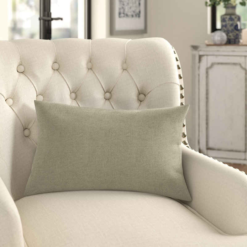 Tuscany Linen Throw Pillow, Natural