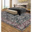 Tapis bleu de haute qualité noué à la main