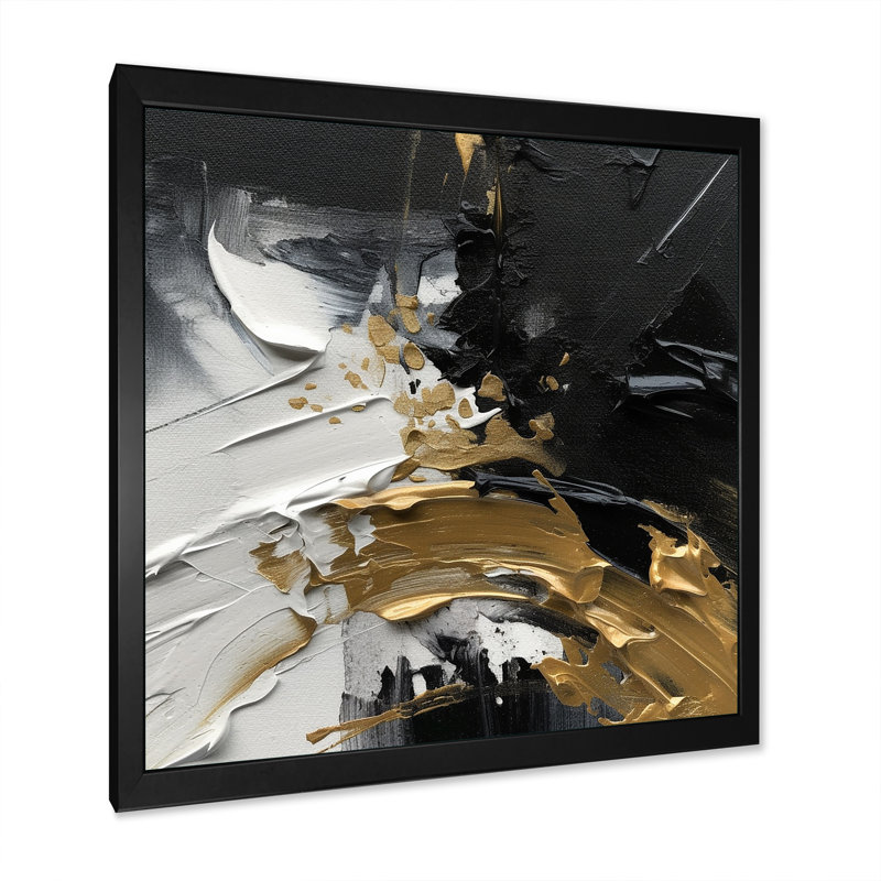 «Mystery Awakening VII», reproduction sur toile, H 16 po x l 16 po x P 1 po, Impression noire sur toile encadrée