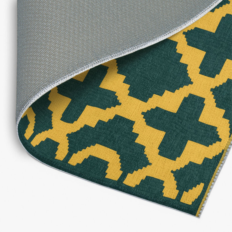 Tapis vert intérieur et extérieur Trellis, Rectangle 4pi x 6 pi