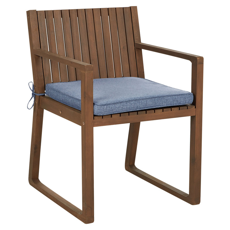 Caron Patio Dining Armchair, Blue