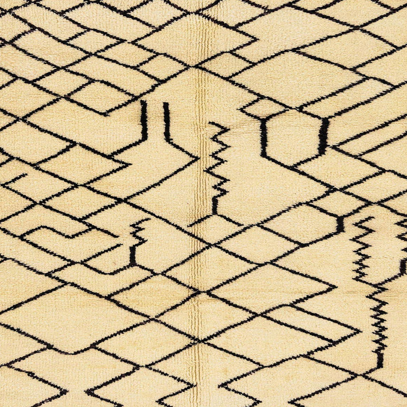 Tapis abstrait 1331, Carré 4 pi