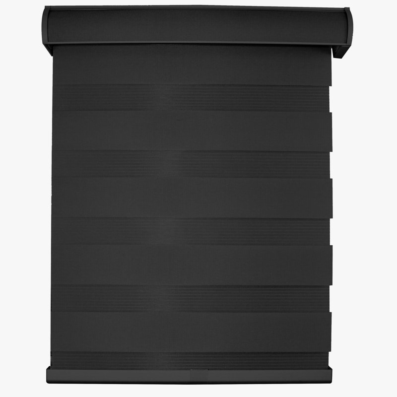 Rideau roulant obscurcissant blanc, L 27 po x L 64 po, Noir