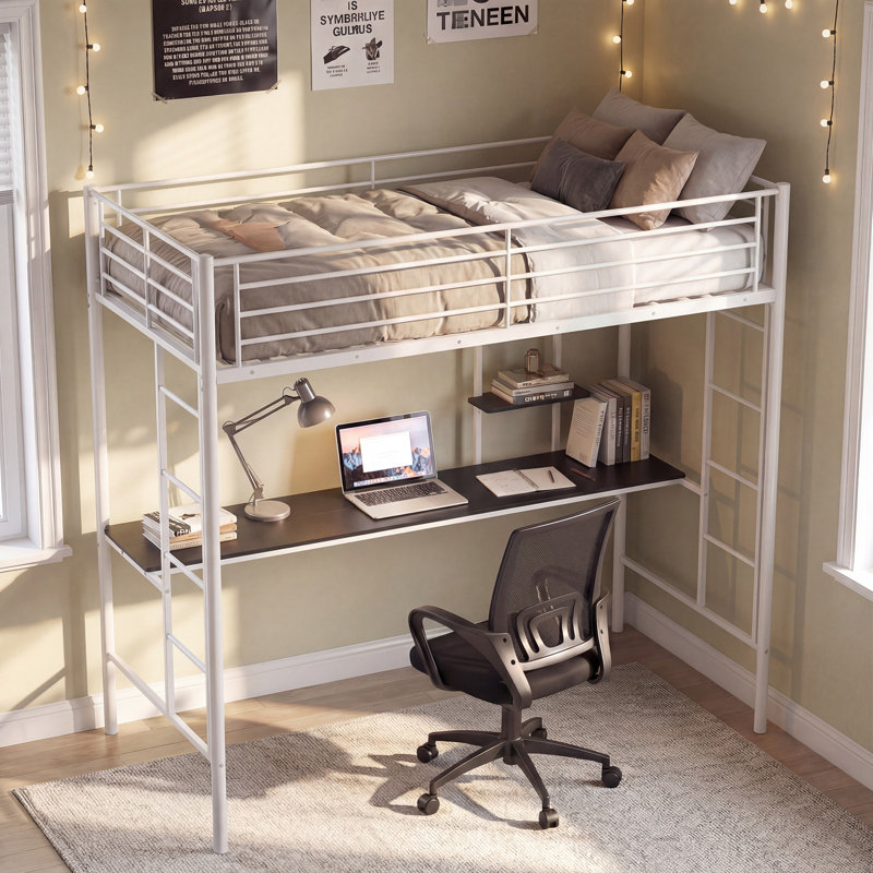 Bed, White
