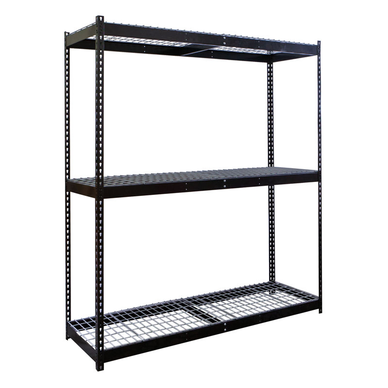 Rivetwell Metal Shelving Unit, 48"W x 30"D x 84"H