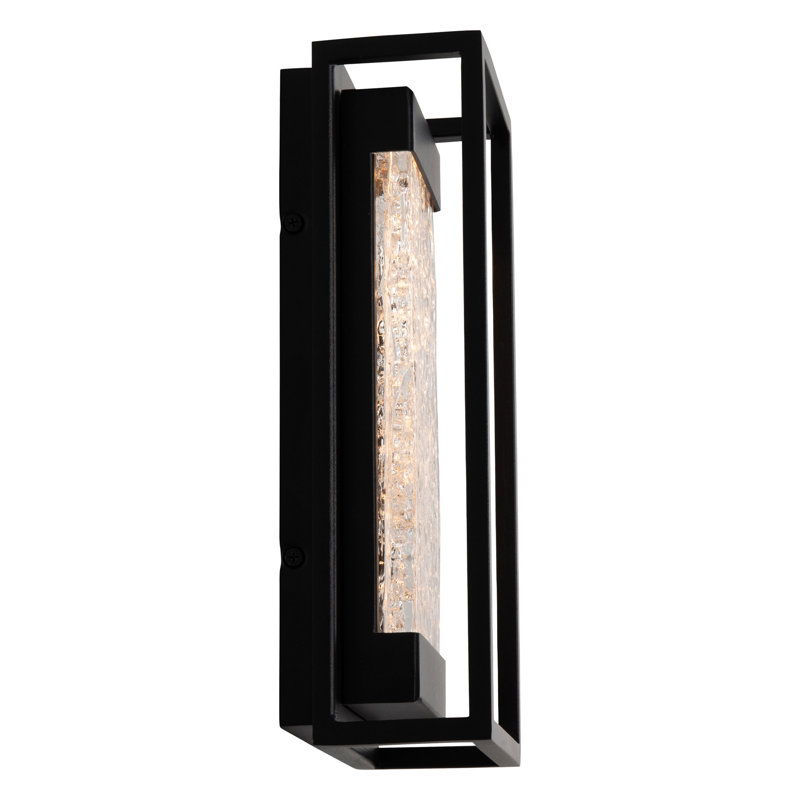 Elyse - Light LED Outdoor Wall Light, 12" H x 5" W x 5" D