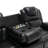 Home Theater Seating Manual Recliner Chair With Center Console And LED Light Strip For Living Room-1653248410