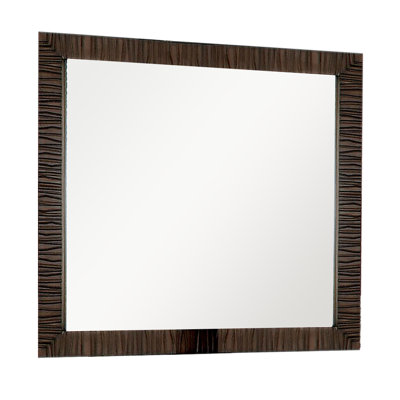 Miroir Leeandrea au fini cognac