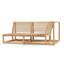 Westminster Teak Outdoor 4 - Seat Patio Sectional