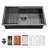 Workstation Undermount Kitchen Sink Single Bowl