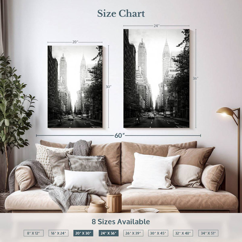 Sirci Lexington Avenue, H 36 po x l 24 po
