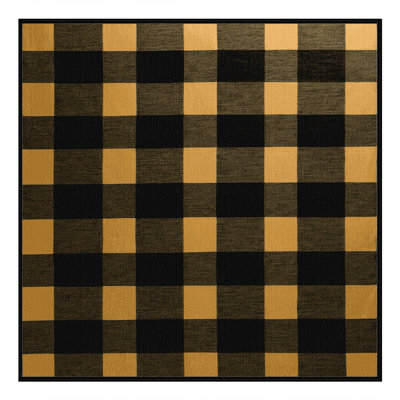 Tapis botanique brun lavable à la machine