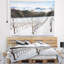 Paysage, neige recouverte de vignes, tapisserie, Italie-28487880