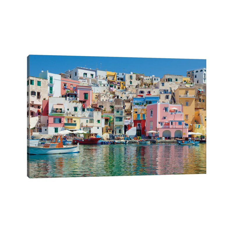 Marina Corricella II, Procida Island, Gulf Of Naples, Campania Region, Italy by Panoramic Images - Print on Canvas