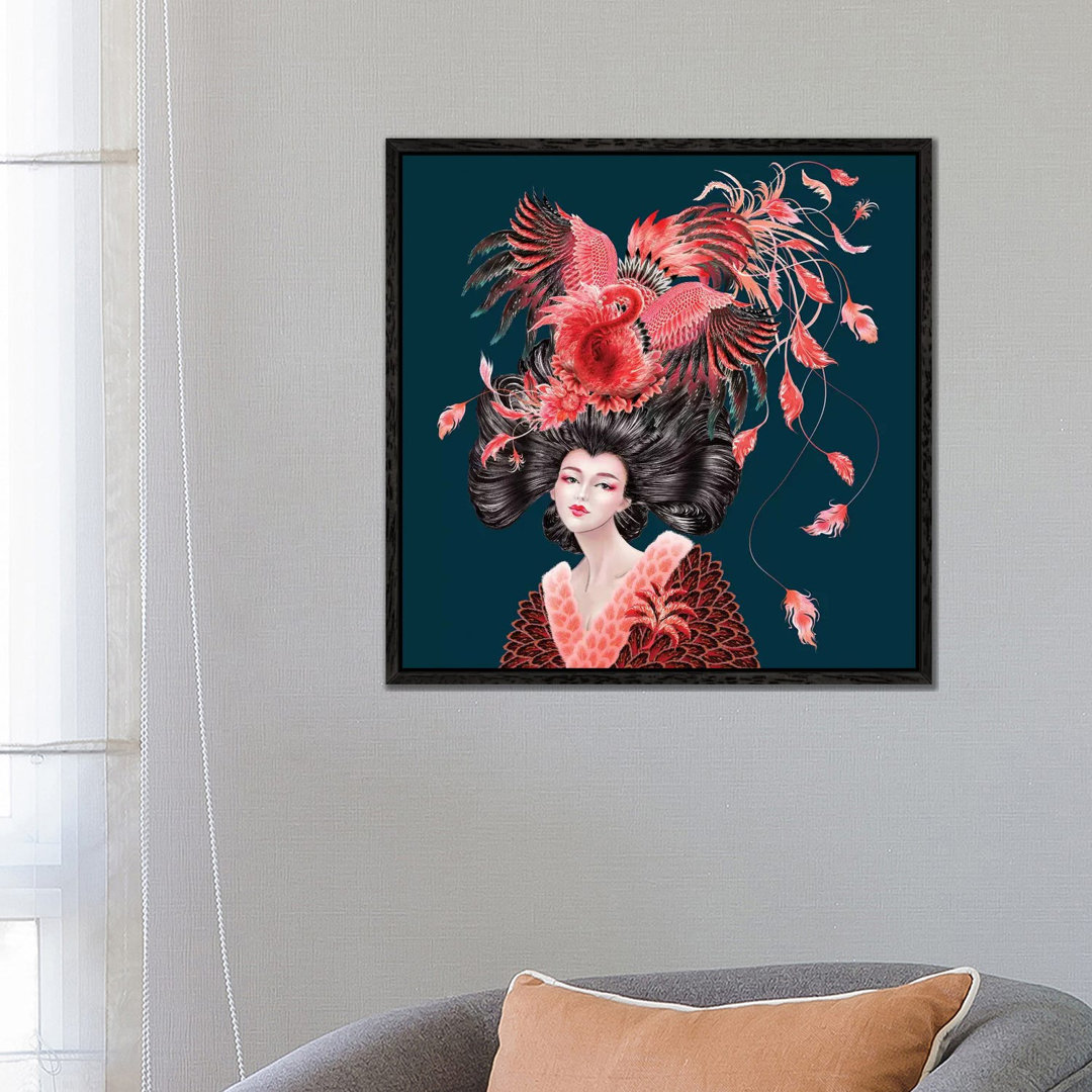 Flamingo von Sunny Gu - Galerie-verpackte Leinwand Giclée auf Leinwand