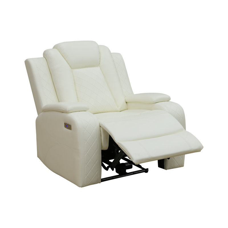 Canapé de salon inclinable 2 pièces en cuir végétalien Ember
