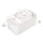 Meuble-lavabo de salle de bain 36 po, meuble-lavabo rayé à bords arrondis avec tiroir, lavabo rectangulaire en céramique blanc et plateau en pierre frittée blanche, blanc pré-assemblé-1235031211
