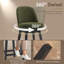 Tabouret de bar pivotant vintage avec pieds en bois massif-1114854920