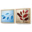Azure Asymmetry Leaf Chronicles - ensemble de 2 feuilles carrées-285656289-285656302
