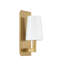 Applique murale en laiton vieilli 4,5 po Hogan-1892655069