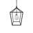Denison Black Outdoor Lantern
