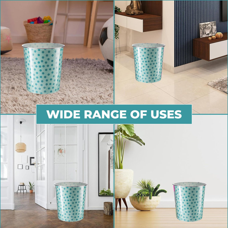 Olyn Plastic Open Waste Bin - 7.7L