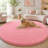 Ebern Designs Soft Fluffy Pink Shag Area Rug for Living Room Bedroom Nursery Kids Room-1164655157-1164655155