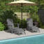 Repose-pieds pliable en plastique PEHD Adirondack-891781402