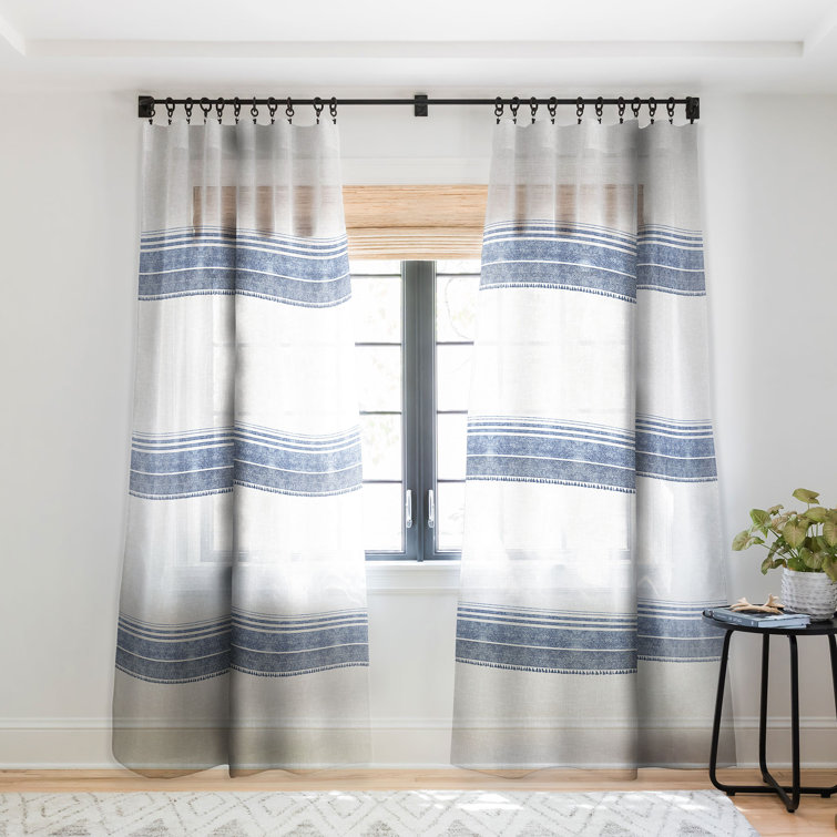 Bless international Holli Zollinger French Linen Chambray Tassel 1pc Sheer  Window Curtain Panel & Reviews - Wayfair Canada