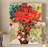 'Red Poppies and Daisies' by Vincent Van Gogh, Red Flowers in Jar Fine Art Gallery Canvas Print-72789563-7978206