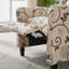 Fauteuil inclinable manuel à imprimé floral-1456641075