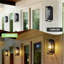 Applique murale de style lanterne murale noire 13,7 po de hauteur