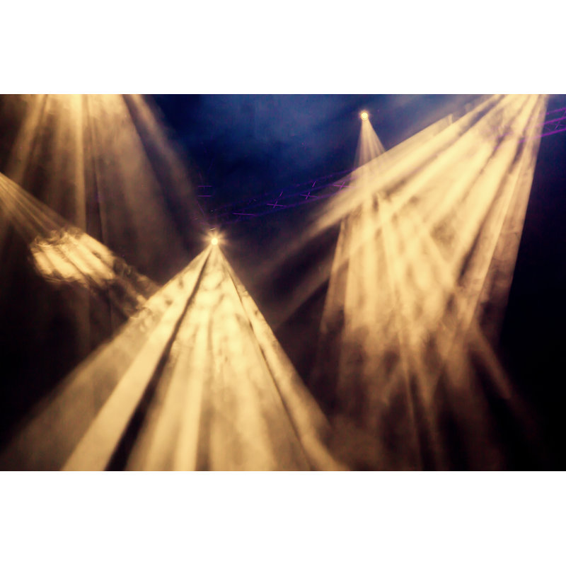 Yellow Spotlight by Lapandr - Wrapped Canvas Print, 30cm H x 46cm W x 3.8cm D