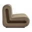 Fauteuil d'appoint en velours taupe Denby Performance-133699670