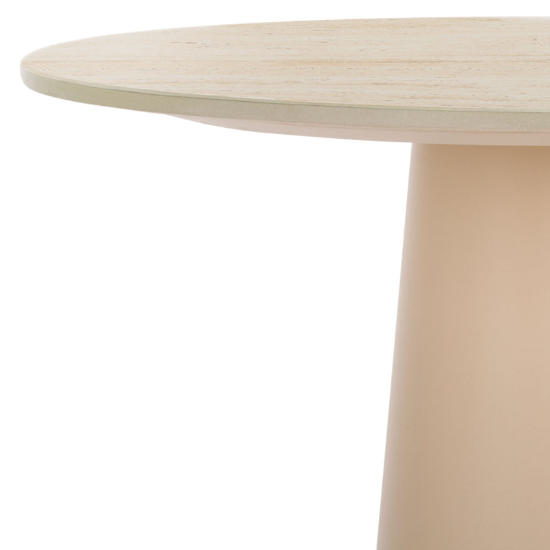 Nurem Tall Ceramic Side Table, 20.47" H x 15.75" W x 15.75" D