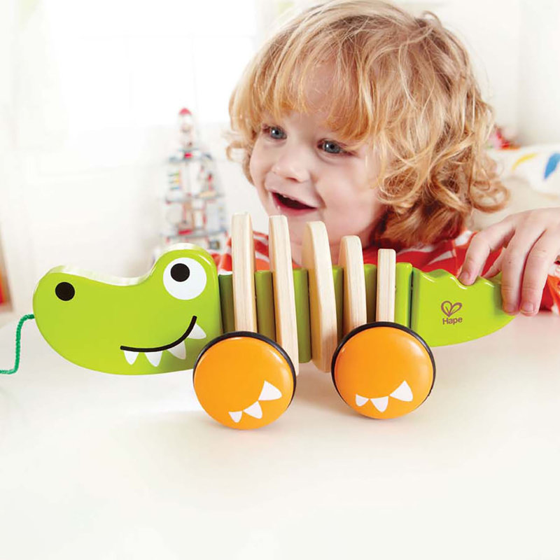 Crocodile Push Pull Learning Tools