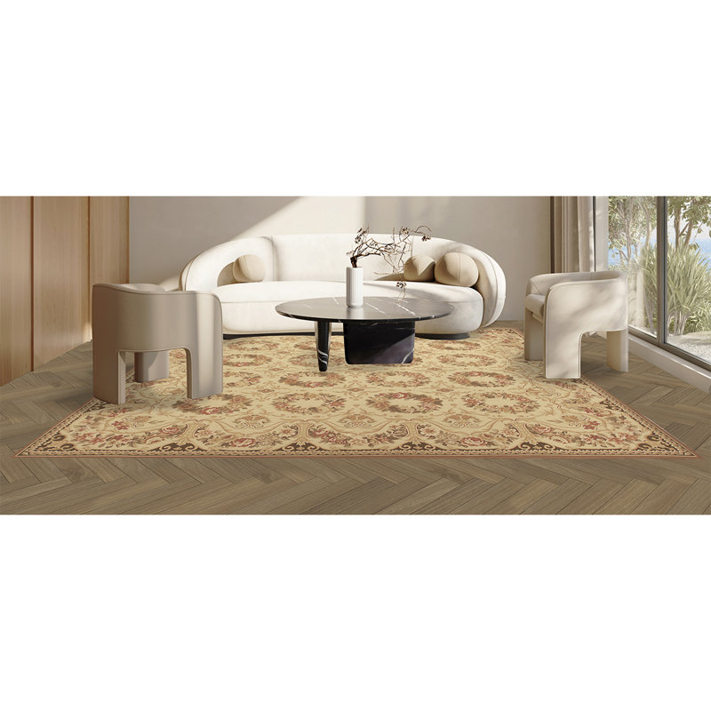 Wool Oriental Area Rug, Rectangle 9' x 12'