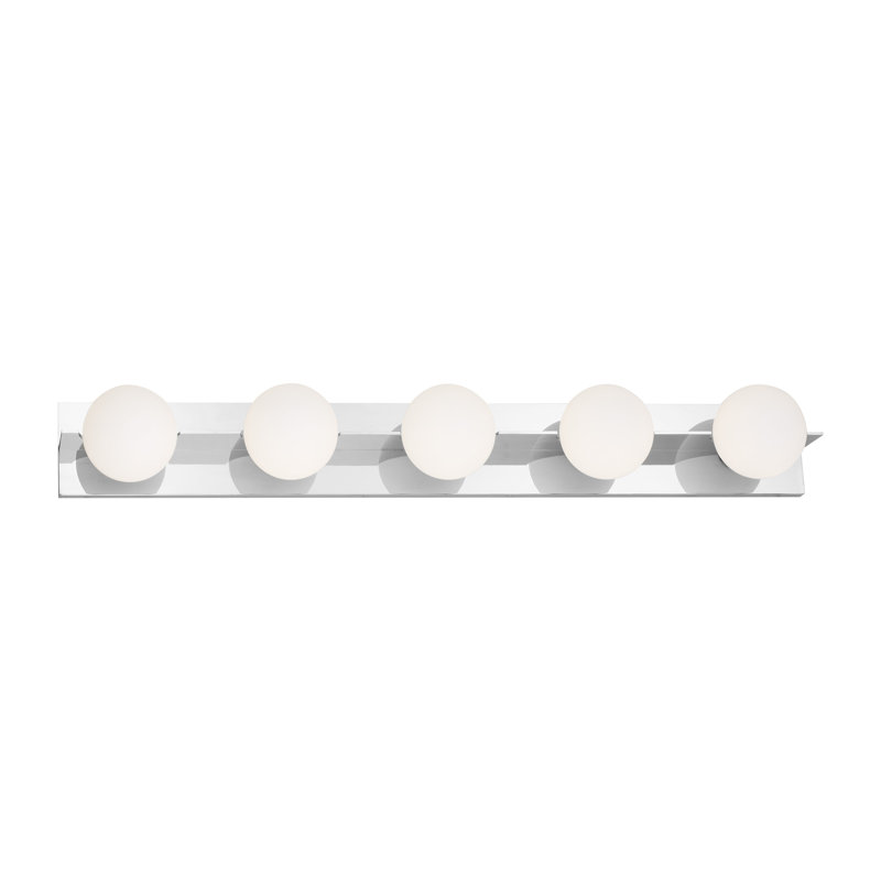 Orbel 5 - Light Bath Bar, Polished Nickel
