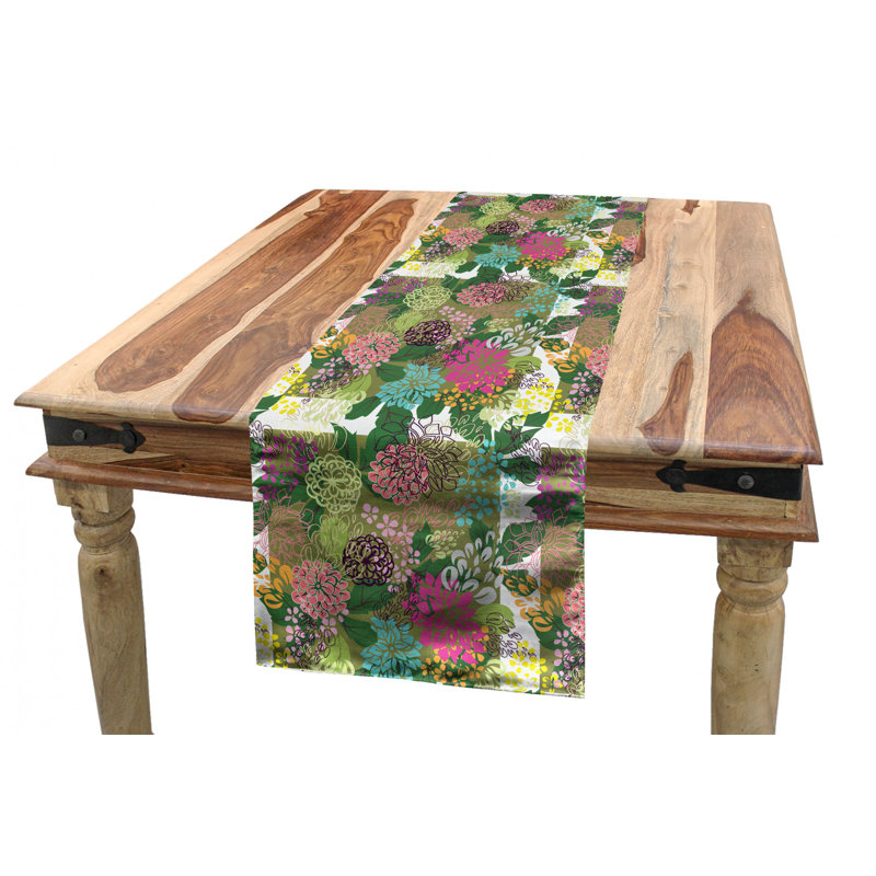 Floral Table Runner, 90" x 16"