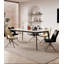 Modern minimalist leather back dining chair-844582651