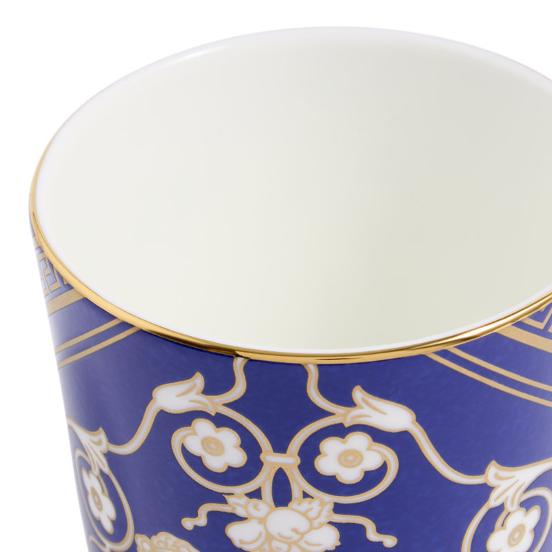 Wedgwood Renaissance Gold Mug 10.1floz, Set of 2, Blue/Gold