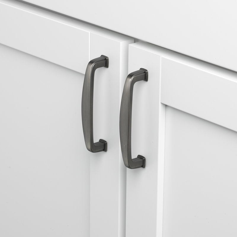 Deco 3 3/4" Center Bar Pull Multipack, Satin Pewter