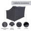 Housse pour causeuse droite en fer Lucier