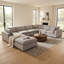 Canapé modulaire rembourré 8 pièces Nuccio-131635614