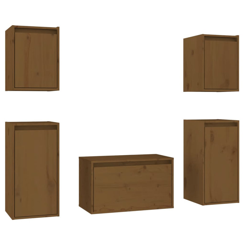 Arnott Unfinished Entertainment Centre, Honey Brown