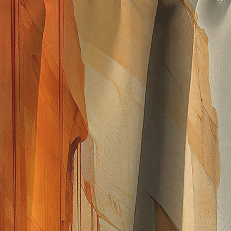 «Bold Landscape Canyon Desert V» - Rideau occultant naturel - 1 panneau, L 52 po x L 84 po