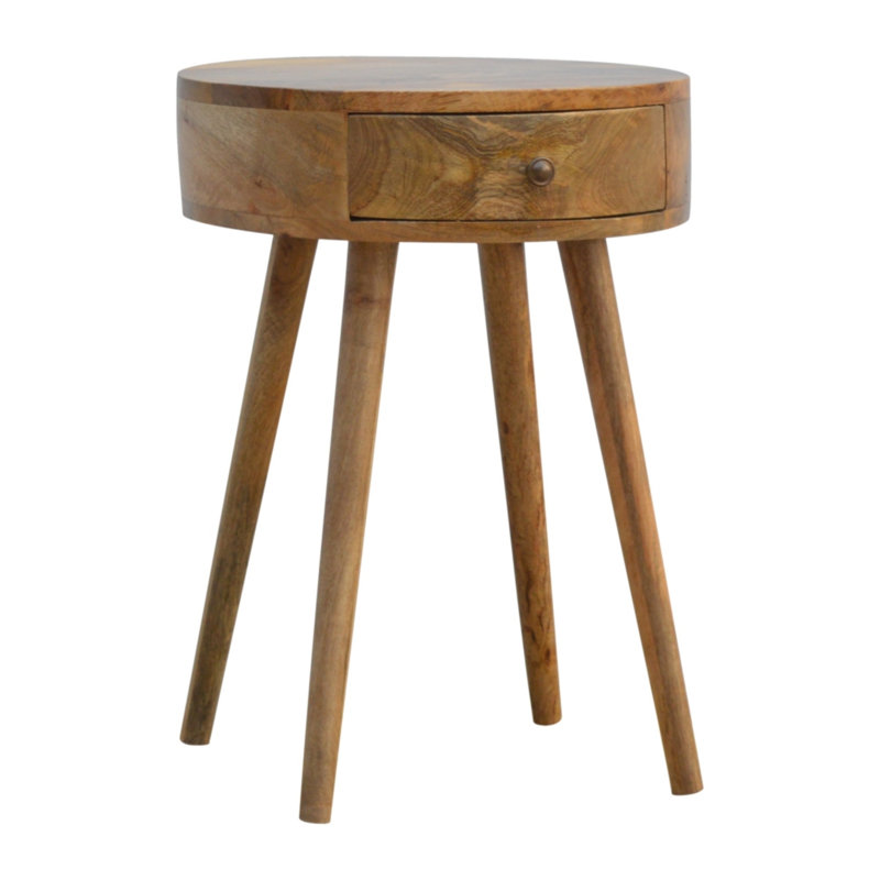 40cm W Solid Wood Bedside Table