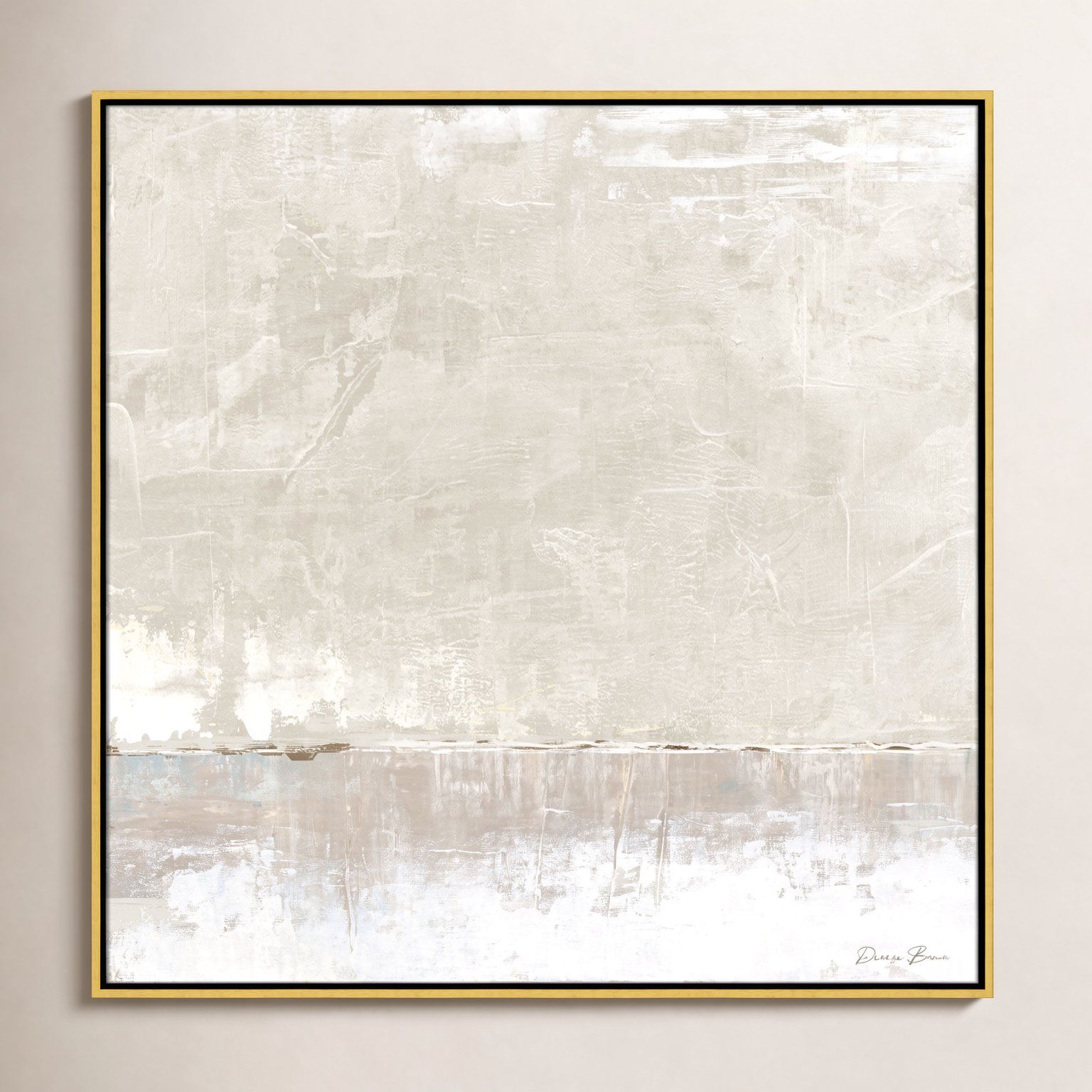 Delevan "Better Days" Print, 37.5" H x 37.5" W, Gold